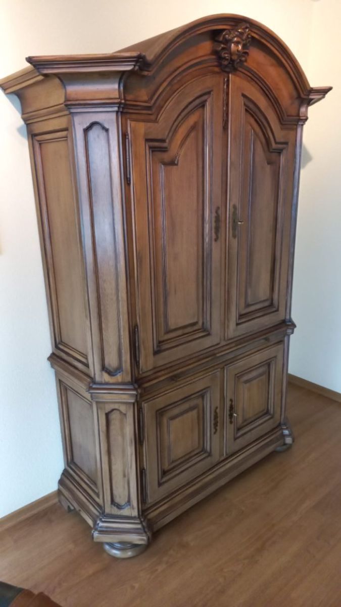 Vintage Eiken Toogkast (b155xh210xd65) image 10