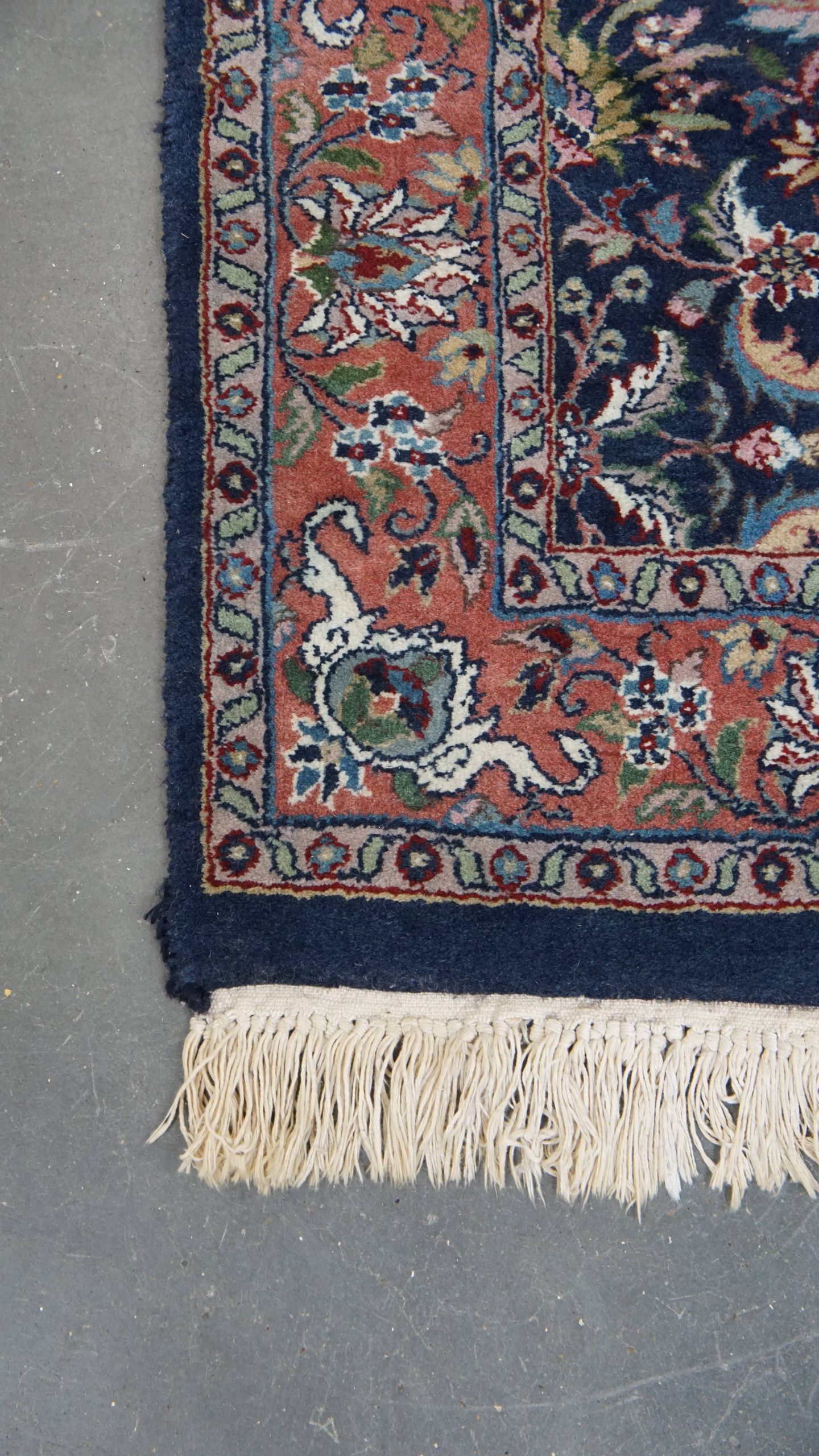 Voornamelijk Donkerblauwe Oosterse Loper Van 283x105cm Met Prachtige Kleuren En Patronen image 3
