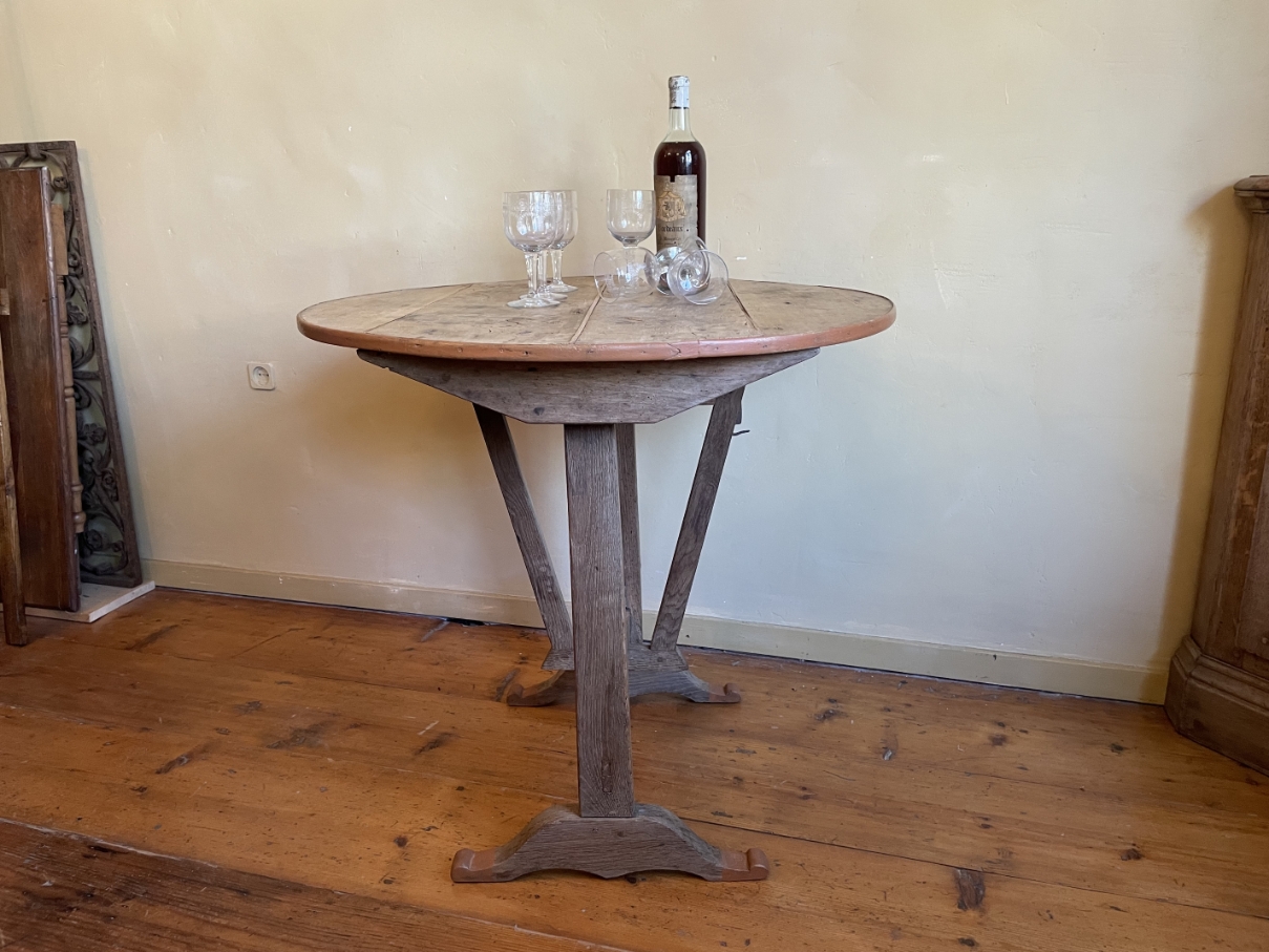 Table Vigneron Wijnproeftafel 19e Eeuws Frans image 13