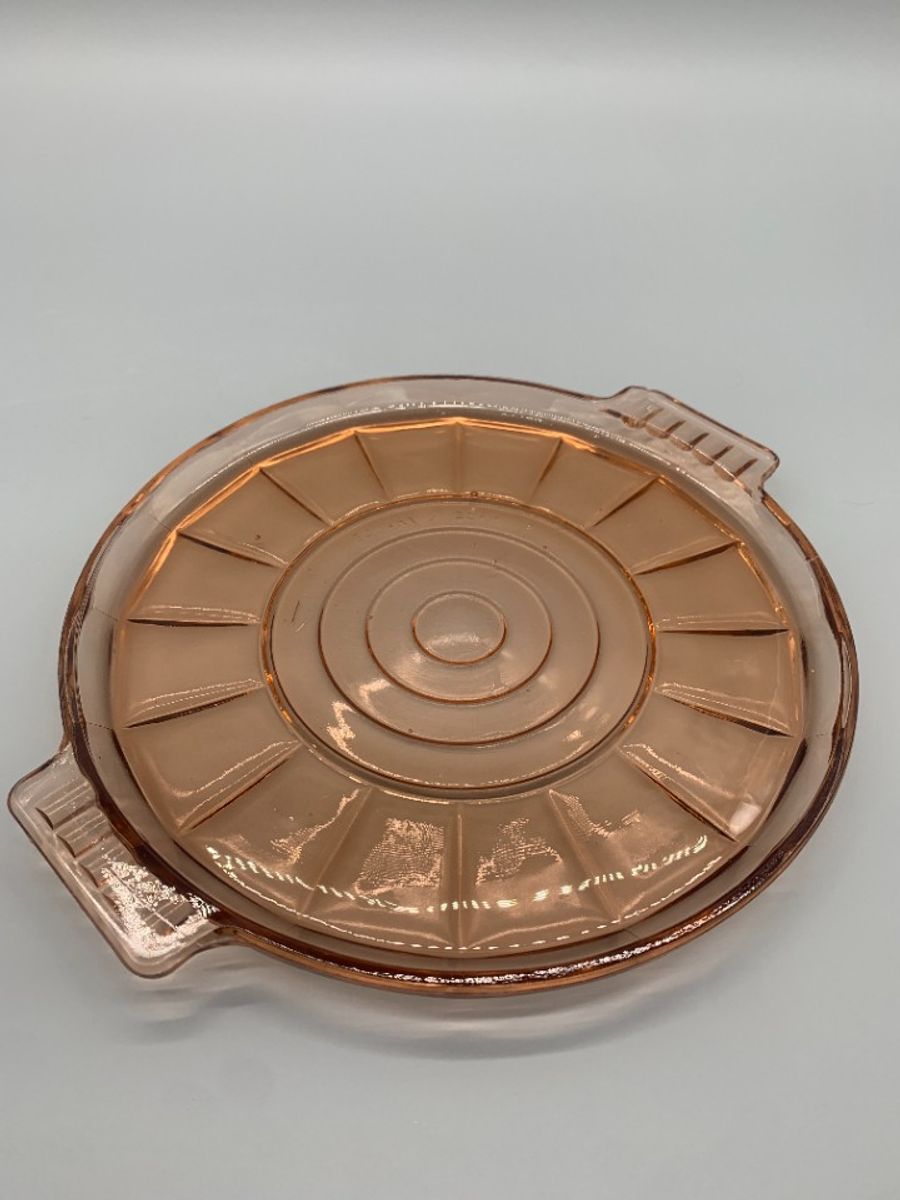 Rosaline Persglas Roze Art Deco Dienblad Jaren 30 image 5