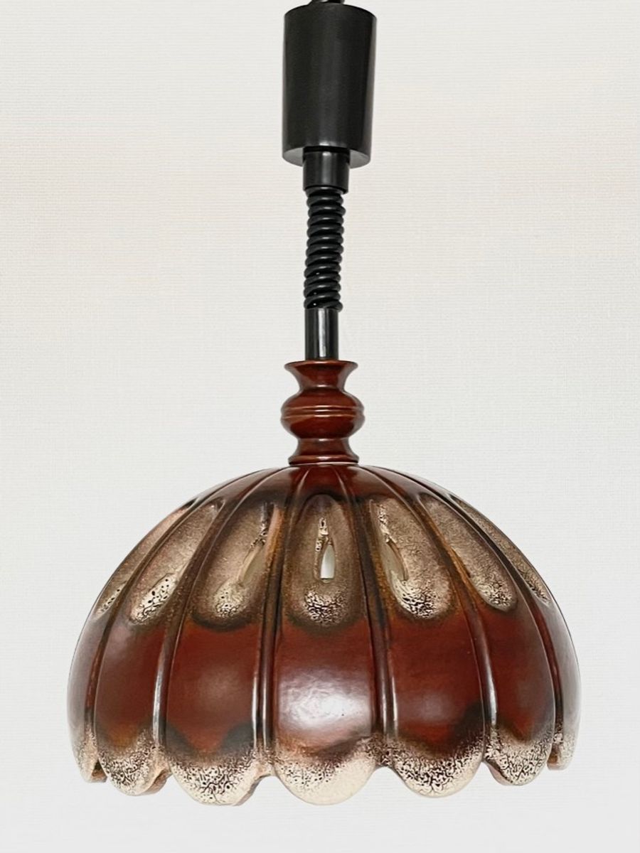 Keramische Hanglamp W. Goebel ‘70 image 5