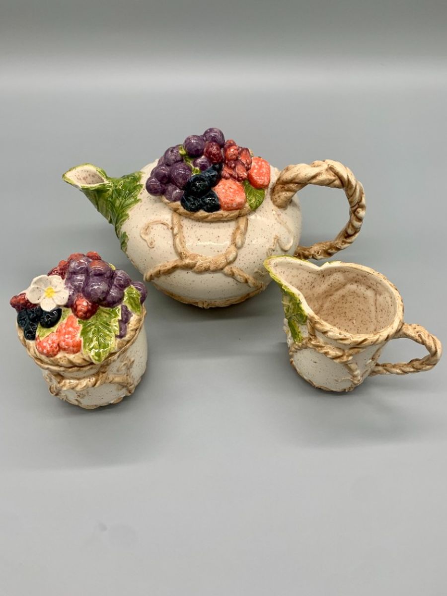 Vintage Thee Set Fruits 3 Delig image 2