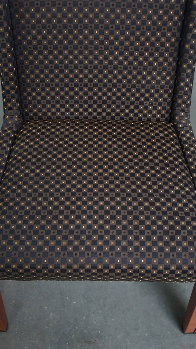 Prachtige Set Van 4 Niet Veel Voorkomende Art Deco Design Eetkamerstoelen Van Schuitema image 7