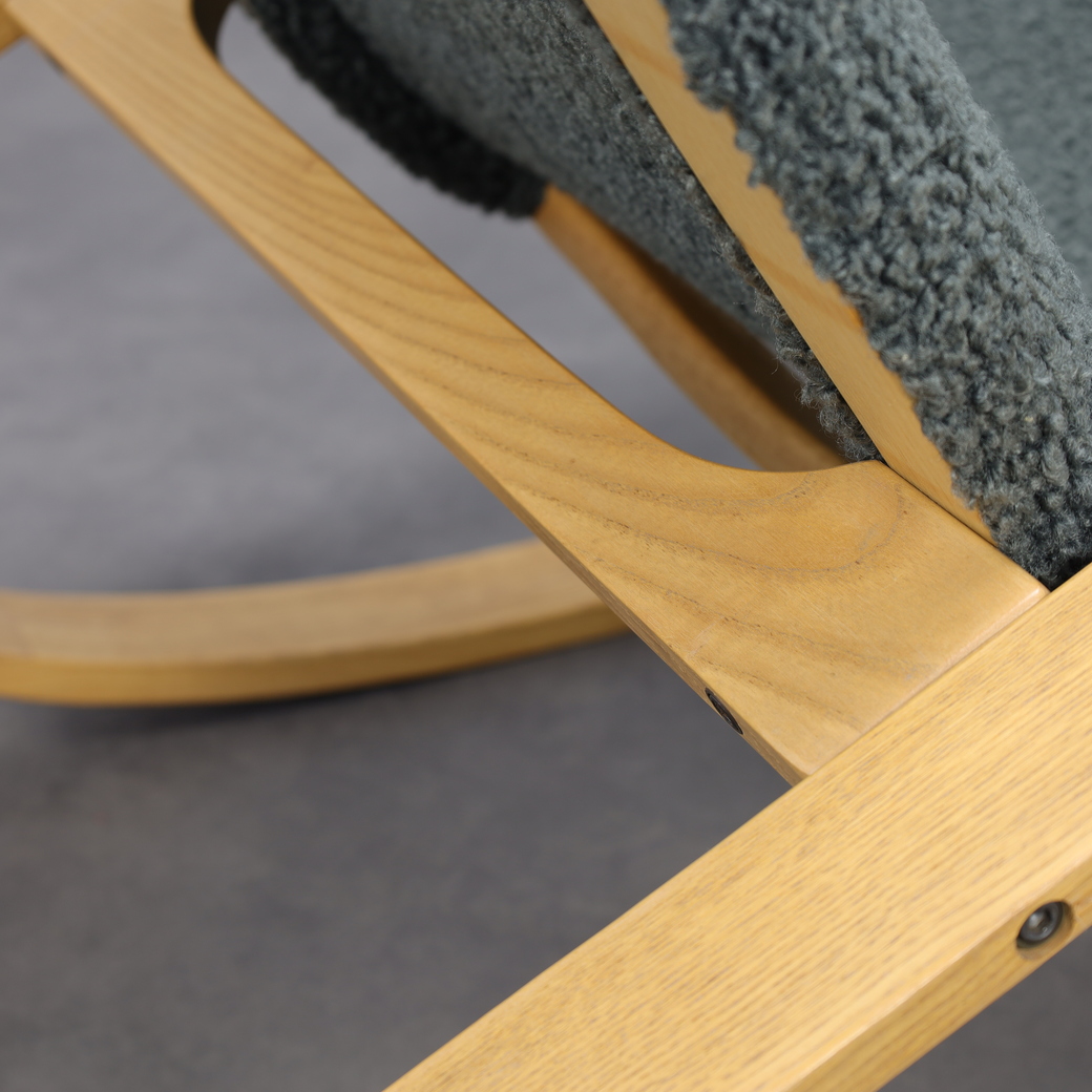 Rocking Chair “dondolo” By Luigi Crassevig, Italy, 1970s image 10