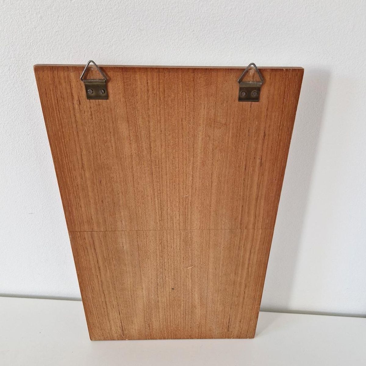 Vintage Spiegel Wandspiegel Teak Jaren 60 Sleutelkastje image 4