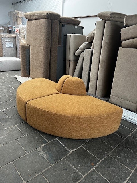 4x6 sofa – X6 Modulaire Bank Met Kwartronde Elementen In Mosterd Uni image 4