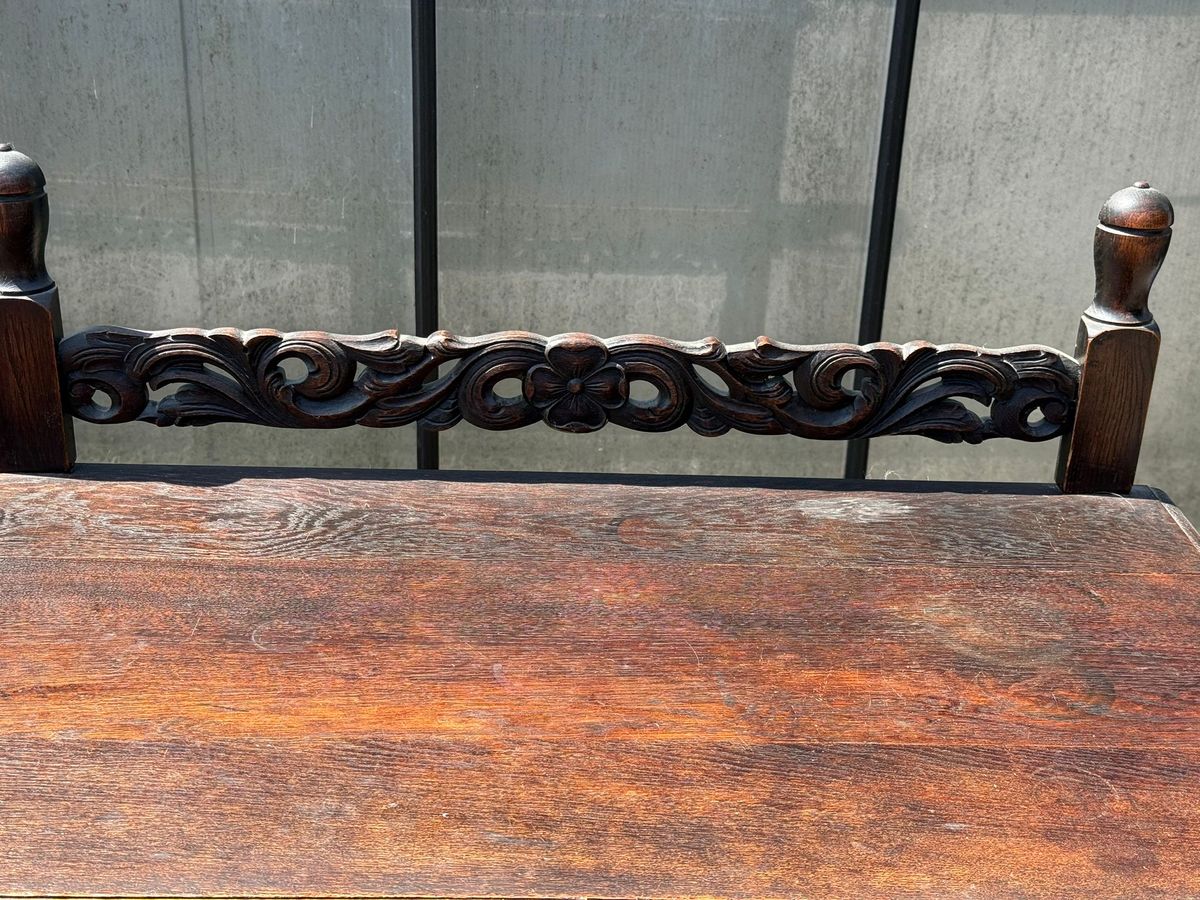 Jacobean Style Carved Oak Sideboard image 17