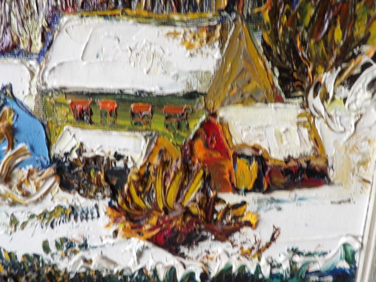 Etienne Le Compte (1931-2010) December Met Sneeuw image 7