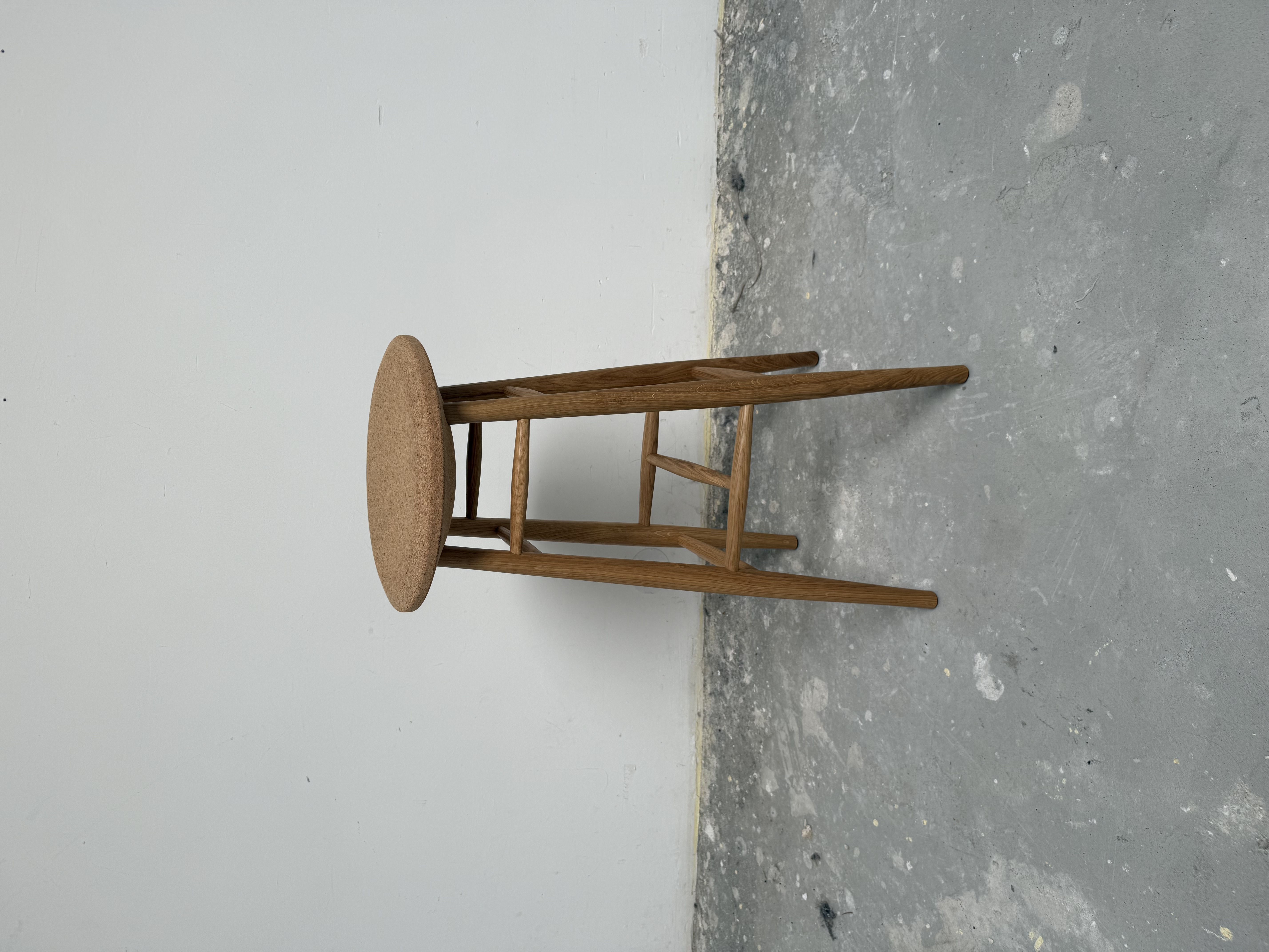 HEM | Drifted Barkruk Licht Kurk / Eiken image 5