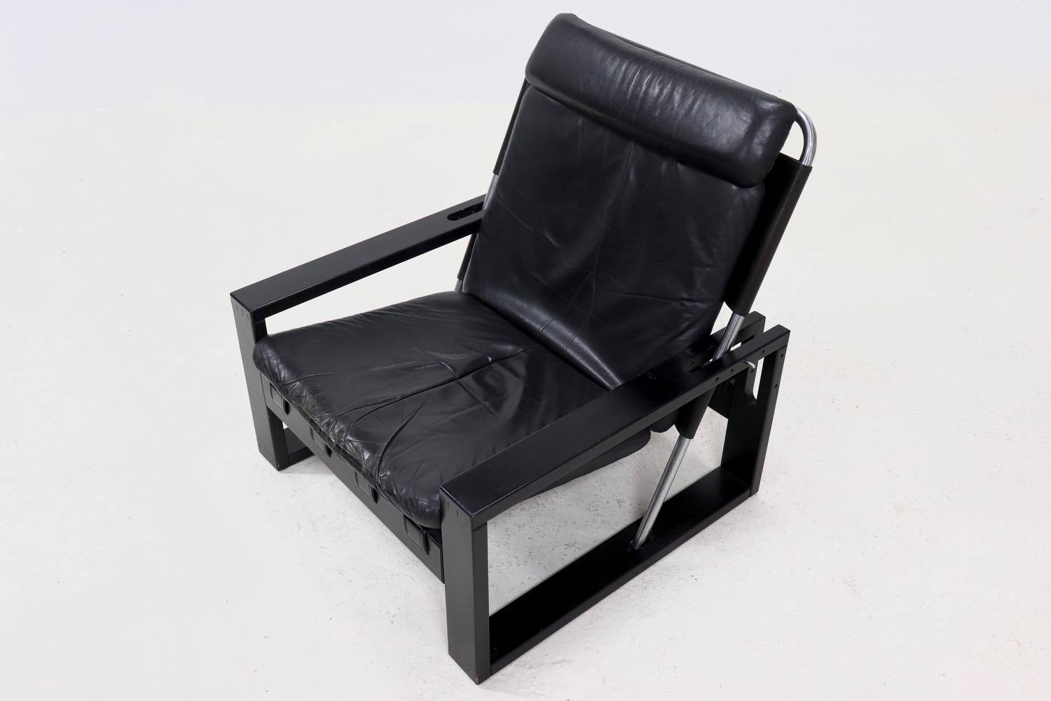 Brutalist Adjustable Lounge Chair By Sonja Wasseur 1970S image 12