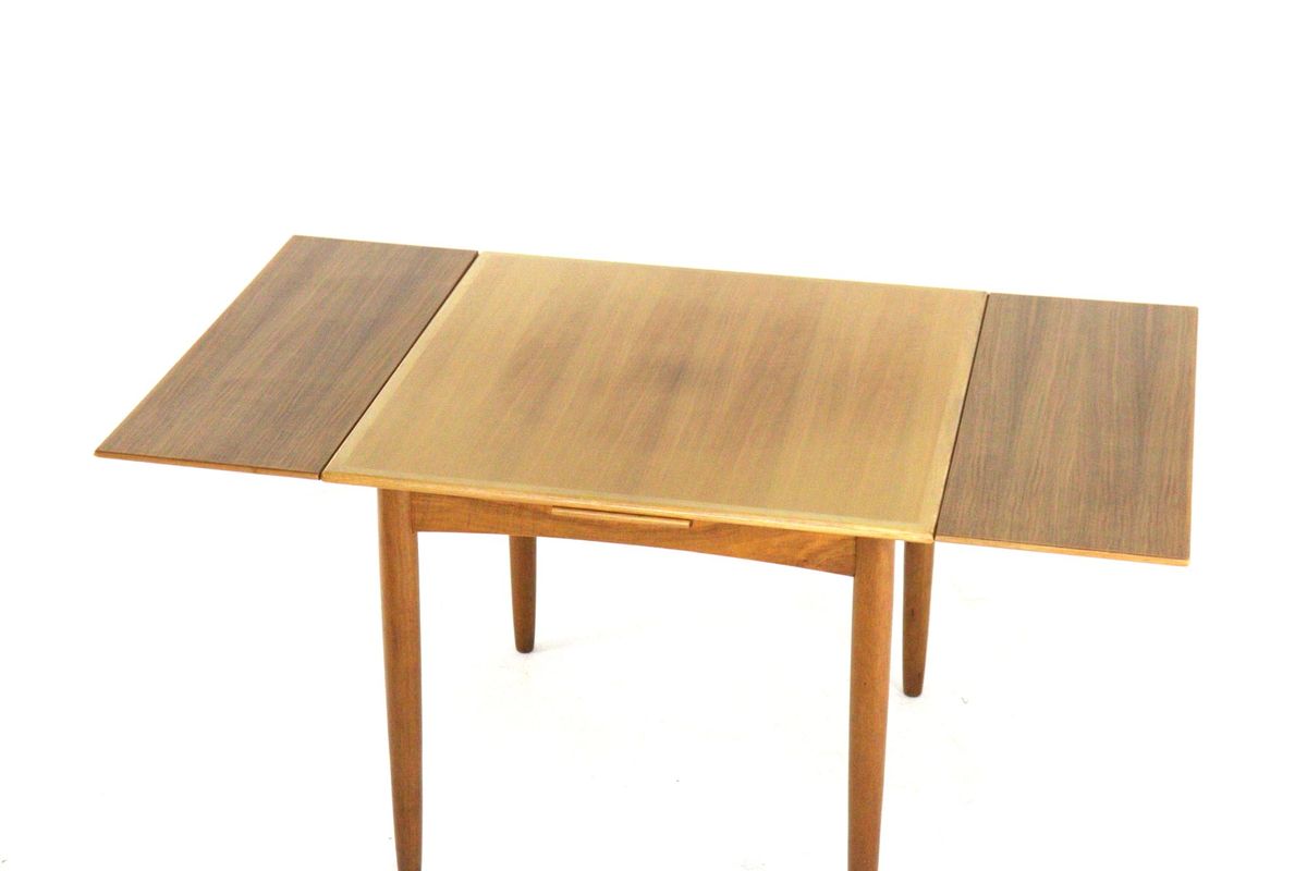 Compacte Vierkanten Verlengbare Vintage Eettafel image 2