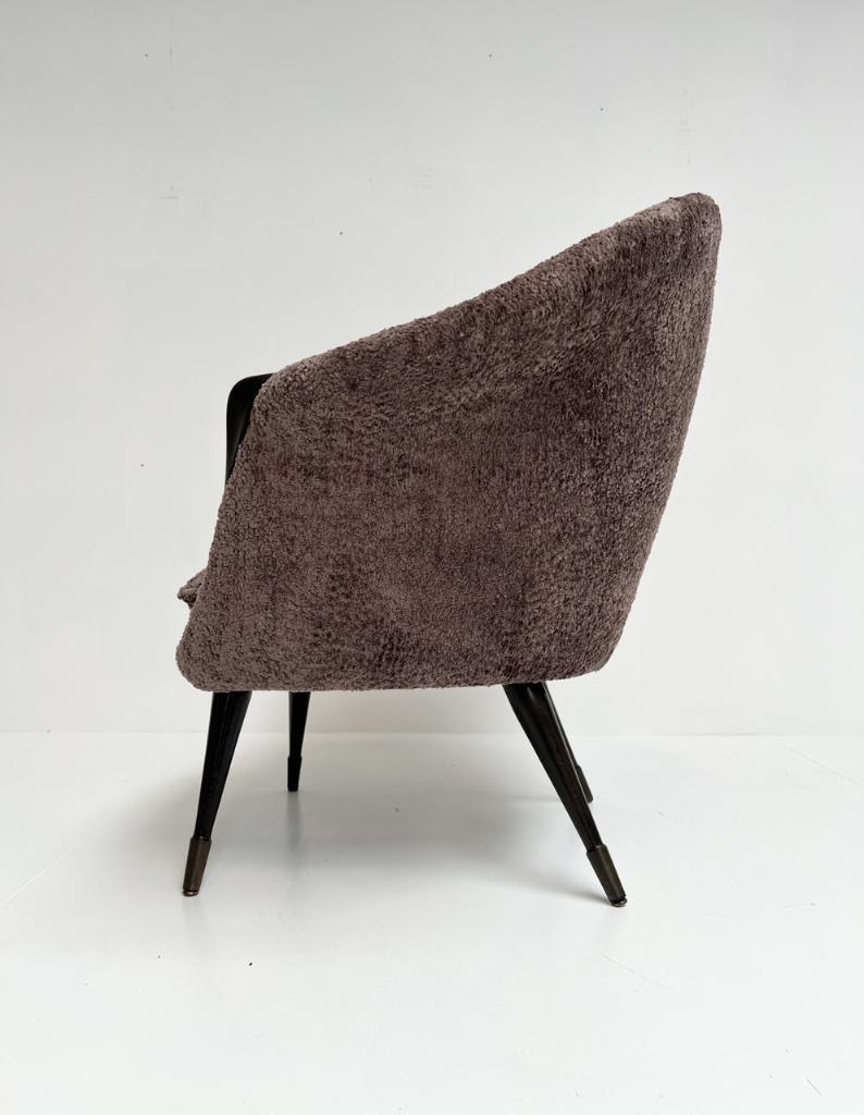 Opnieuw Gestoffeerde Nanna Ditzel Fauteuil, 1950's image 10