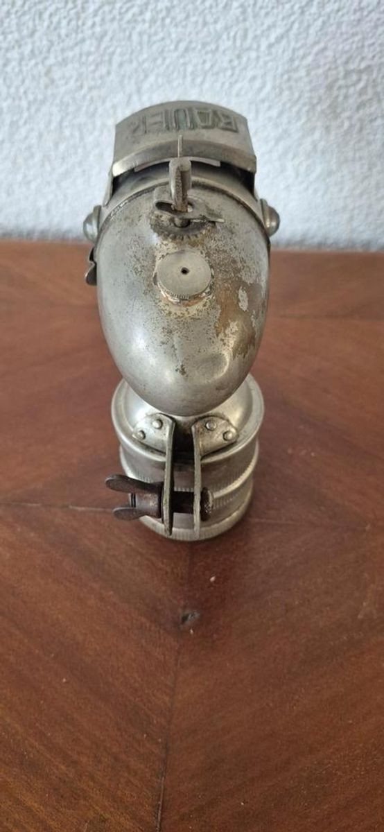 Authentieke Vintage Bauer Carbide Fietslamp image 6