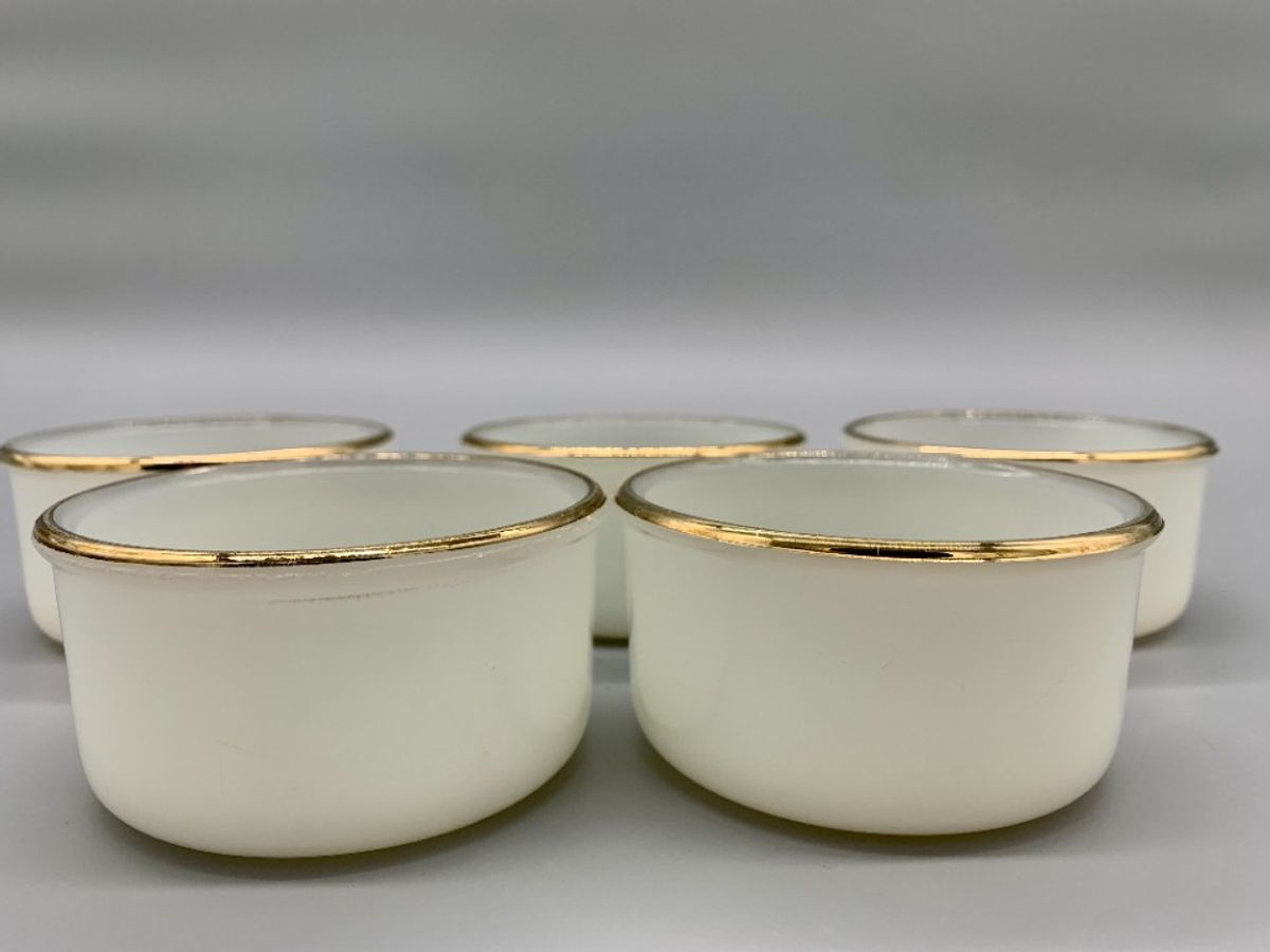 Set Arcopal Arlequin Cups Crème/goud 5 Stuks image 4