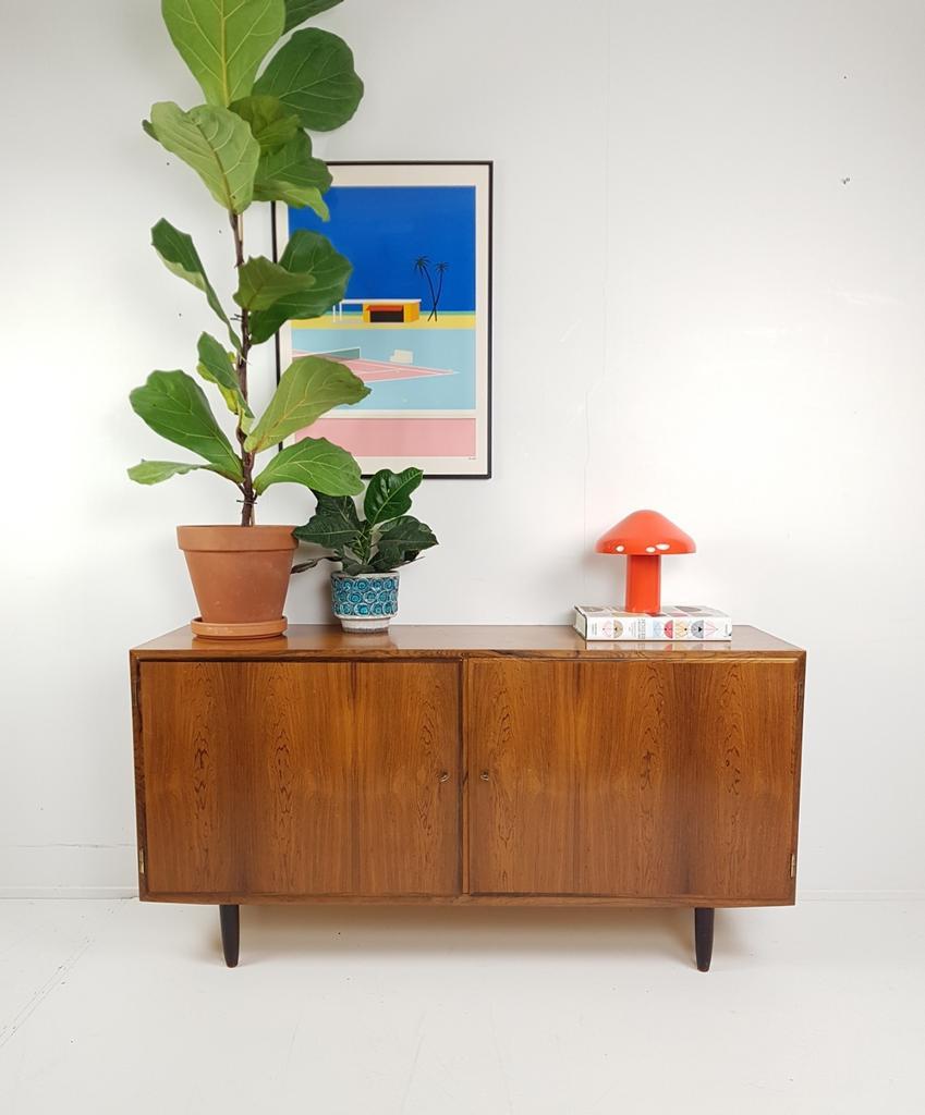 Vintage Deens Dressoir Palissander Hout Kast | Tv Kast image 9