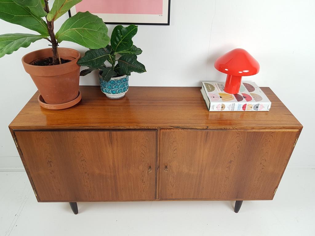 Vintage Deens Dressoir Palissander Hout Kast | Tv Kast image 14
