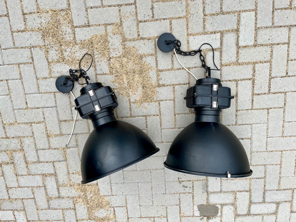 2x Grote Zware Industriële Lamp image 10