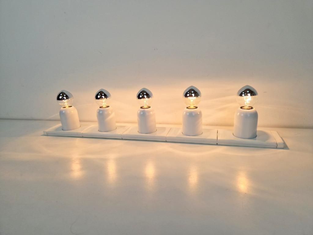 Vintage Targetti Sarkey Domino Wandlamp Space Age ´70 Nos image 3
