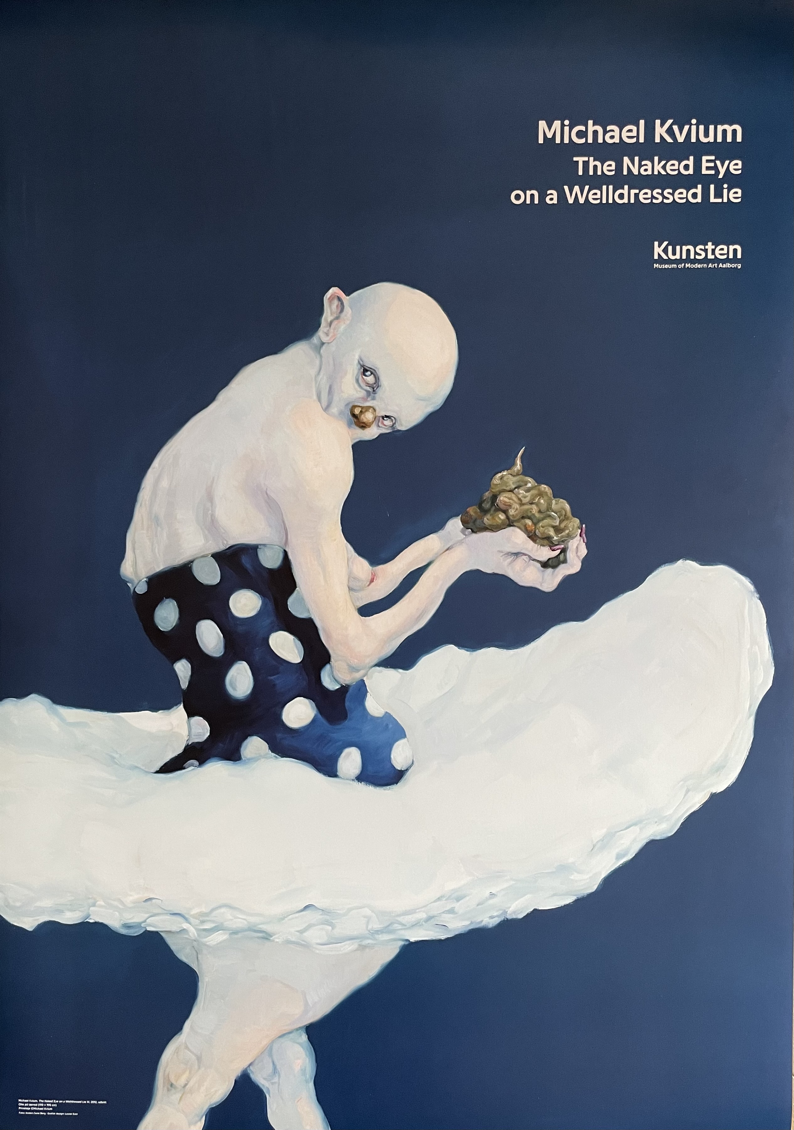 Michael Kvium Poster, The Naked Eye On A Welldressed Lie Iii (2012) image 2