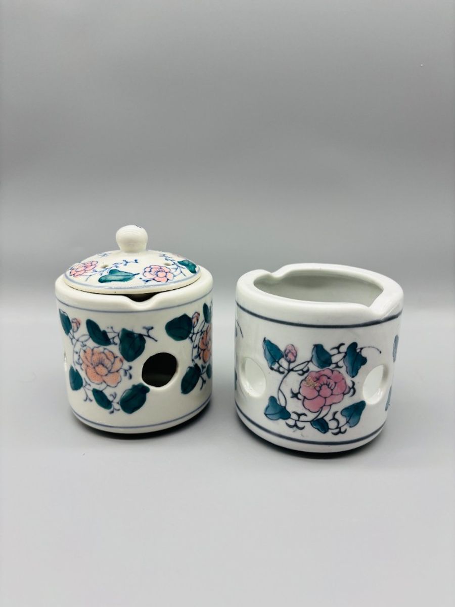 Set Chinees Pastel Potpourri Potjes 2 Stuks image 3