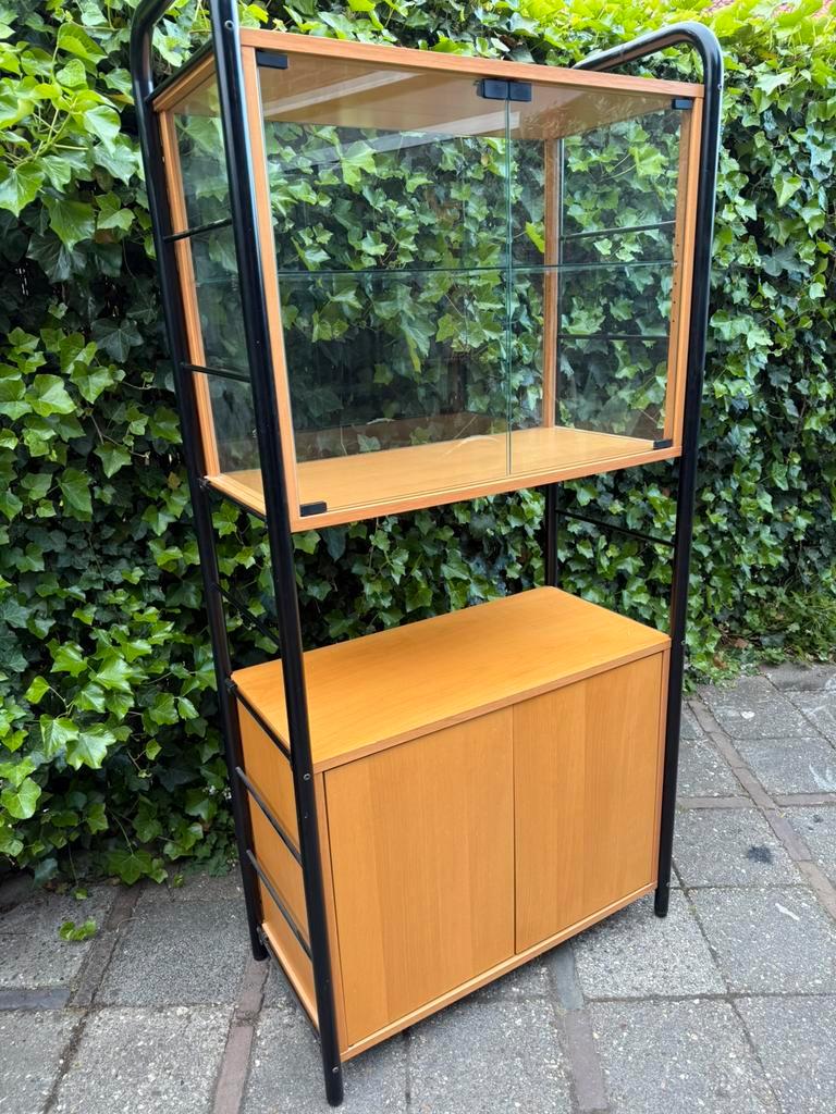 Vintage IKEA Niklas Wandmeubel Vitrinekast Jaren 80 image 6