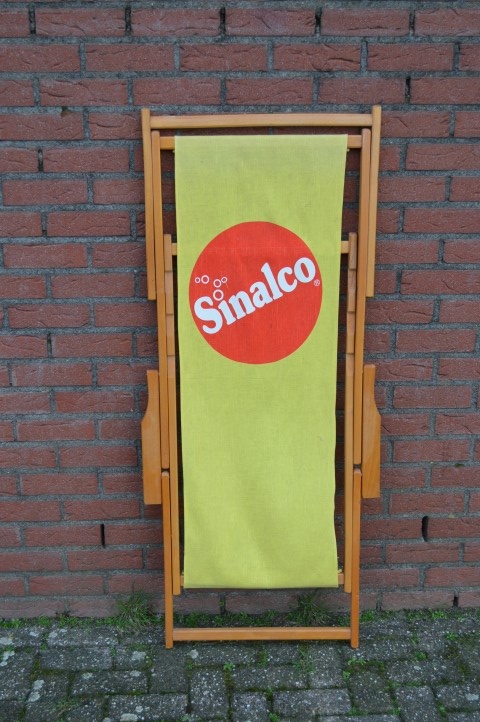 Vintage Houten Strandstoel Inklapbaar image 3