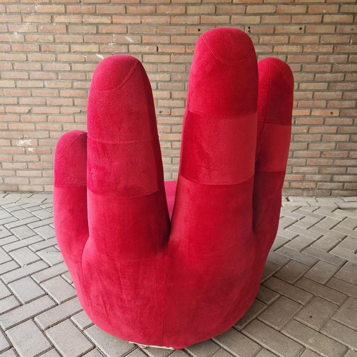 Volwassen Retro Handstoel Rode Handstoel Jaren 90 image 11