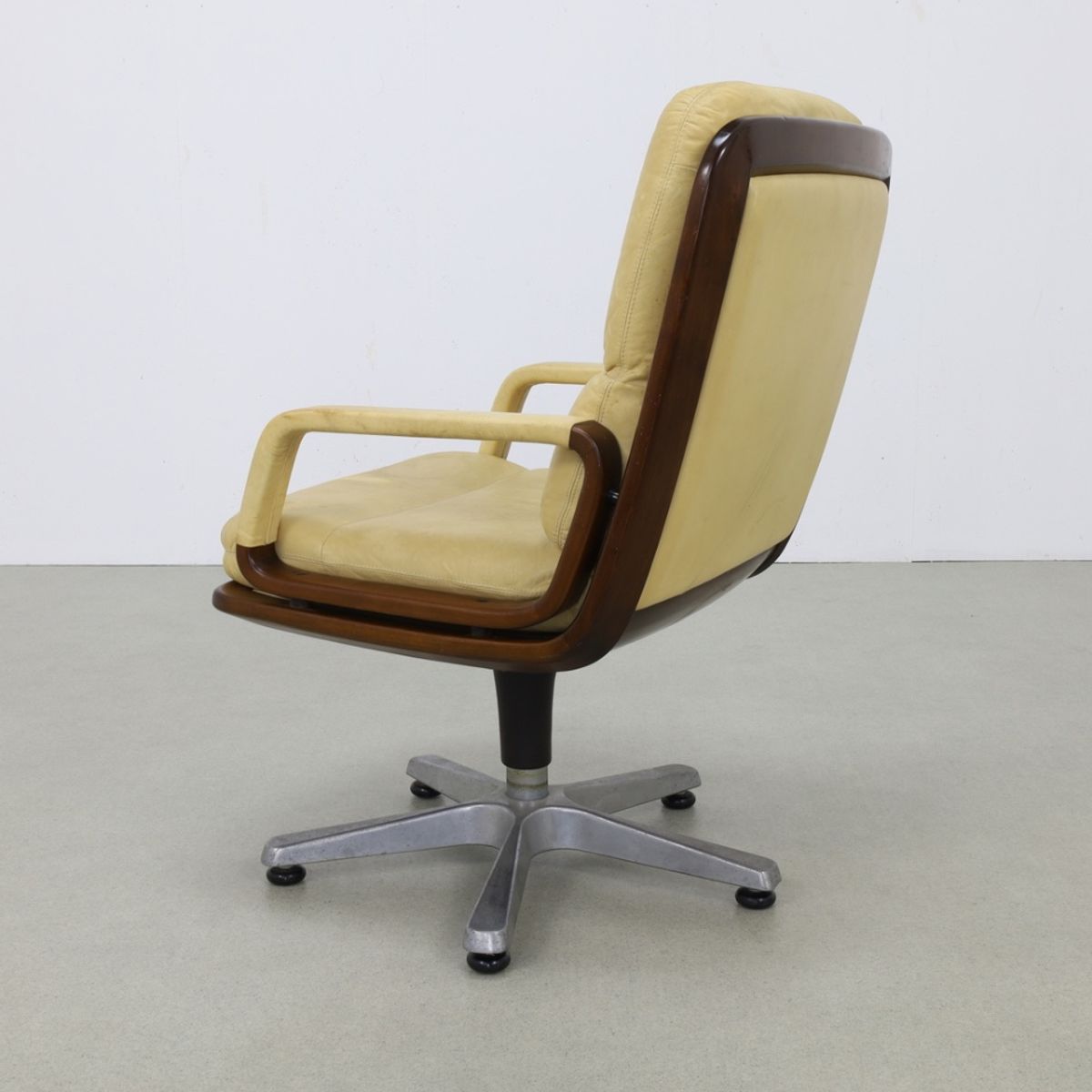 Vintage Bureaustoel Vergaderstoel Leder Eugen Schmidt, 1960 image 4