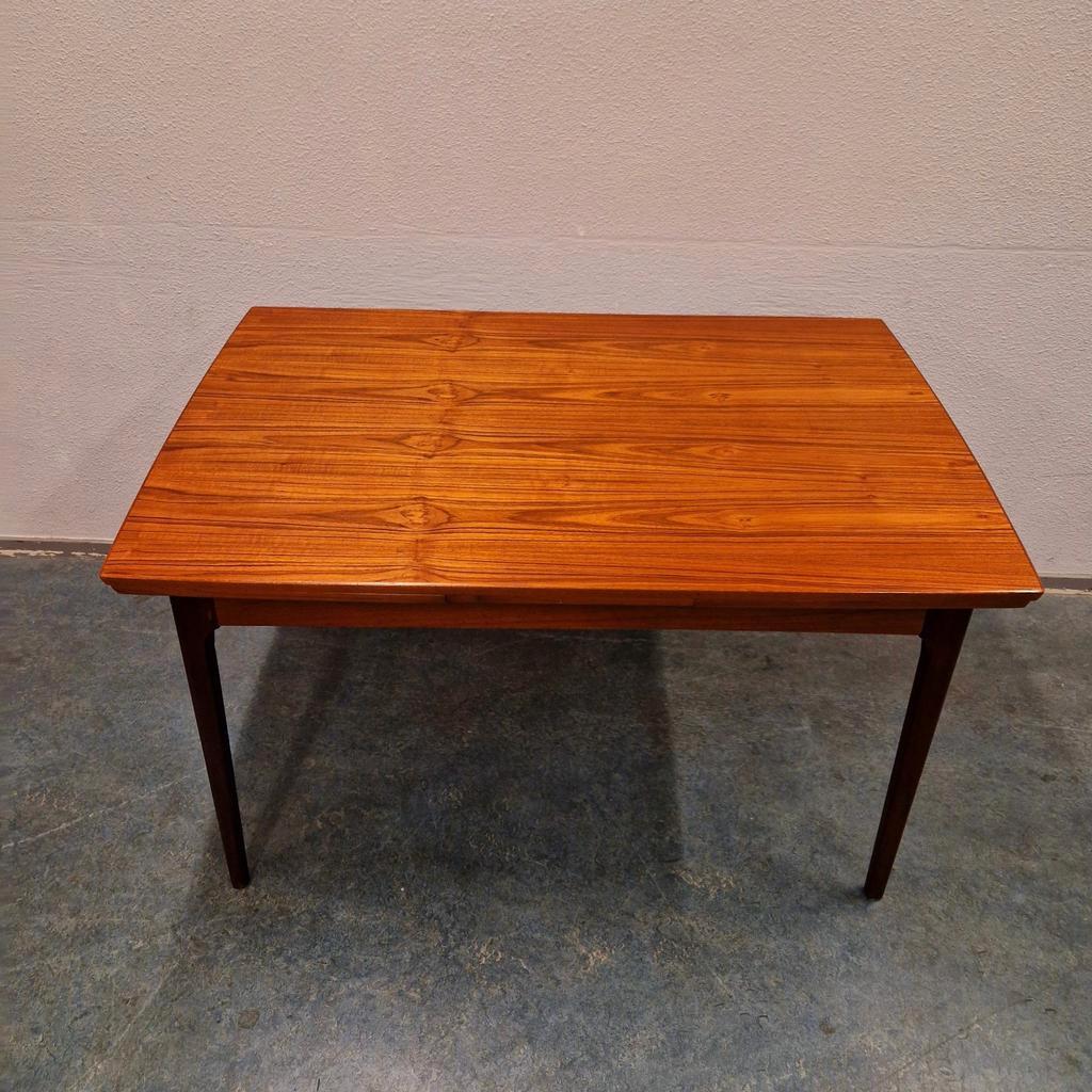 Vintage Eettafel Uitschuifbare Tafel Teakhout Tafel image 15