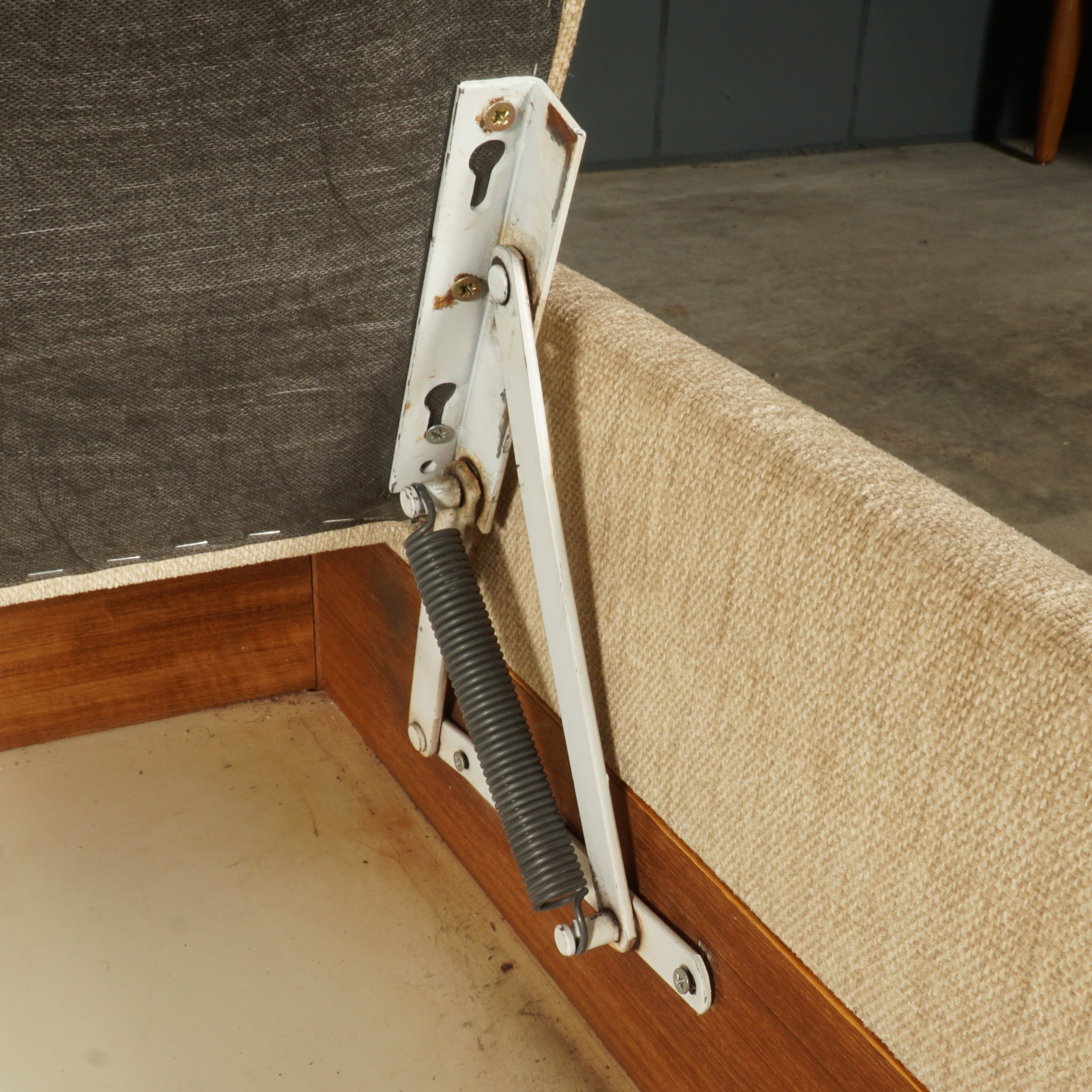 Vintage Deense Klepbank – Den Blaa Fabrik – Jaren 60 image 18