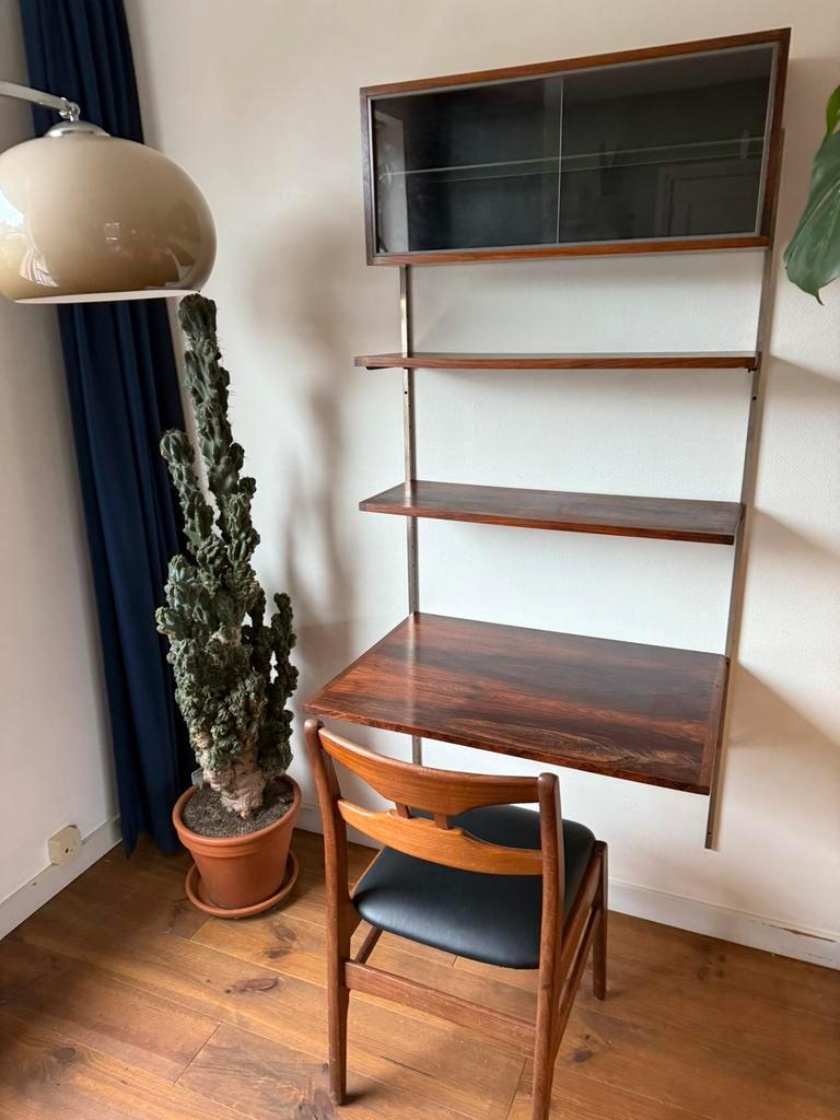 Pastoe Wandsysteem Met Bureau In Palissander 1960s image 5