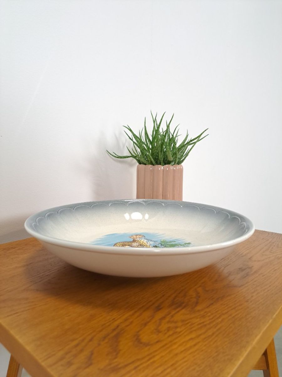 Vintage Porseleinen Schaal Cheetah Italy image 4