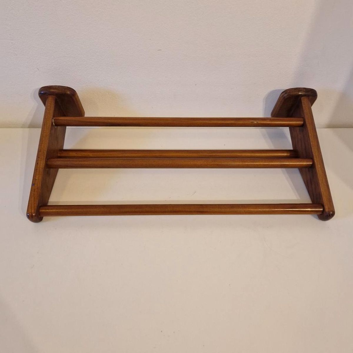 Vintage Houten Keukenrek Pannenrek Handdoek Rekje Wandrek image 4