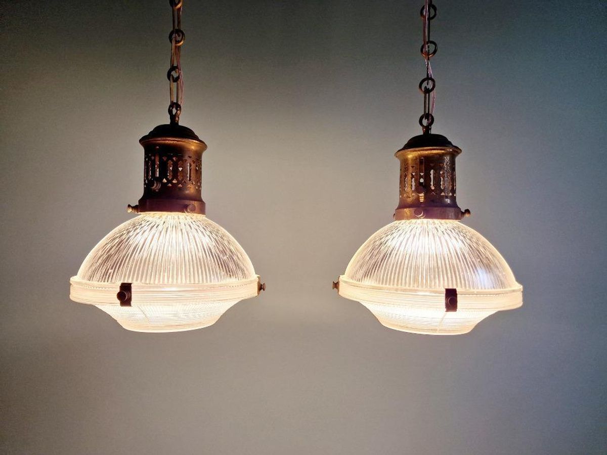 Prismatische Glazen Suspensie Van Holofaan, 1920-30s image 10