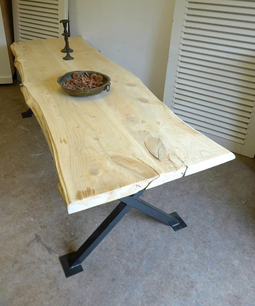 Prachtige Grote Boomstam Tuintafel 260 Cm image 16