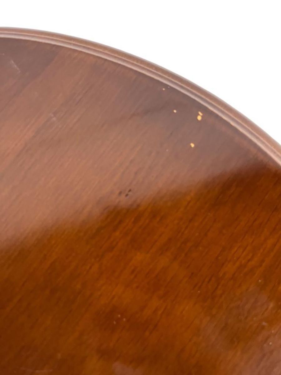 Vintage Rond Houten Bijzettafel / Sidetable image 1