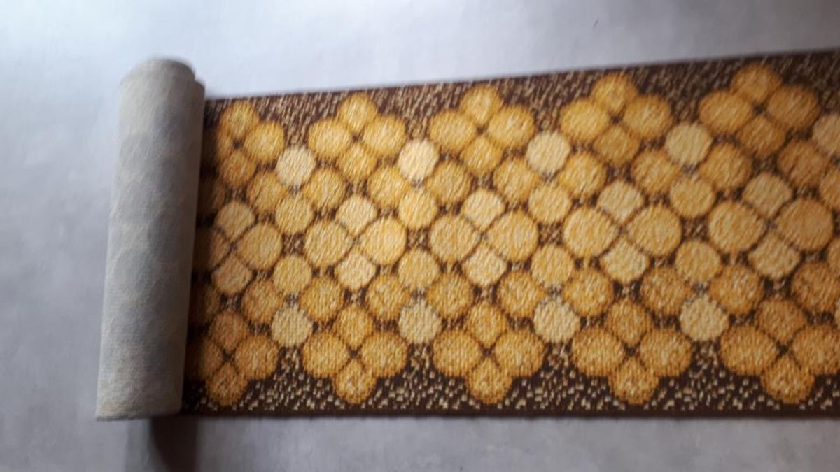Vintage Vloerkleed Hal Kleed Retro Jaren 70 Loper Traploper Halloper Retro Vloerkleed image 5