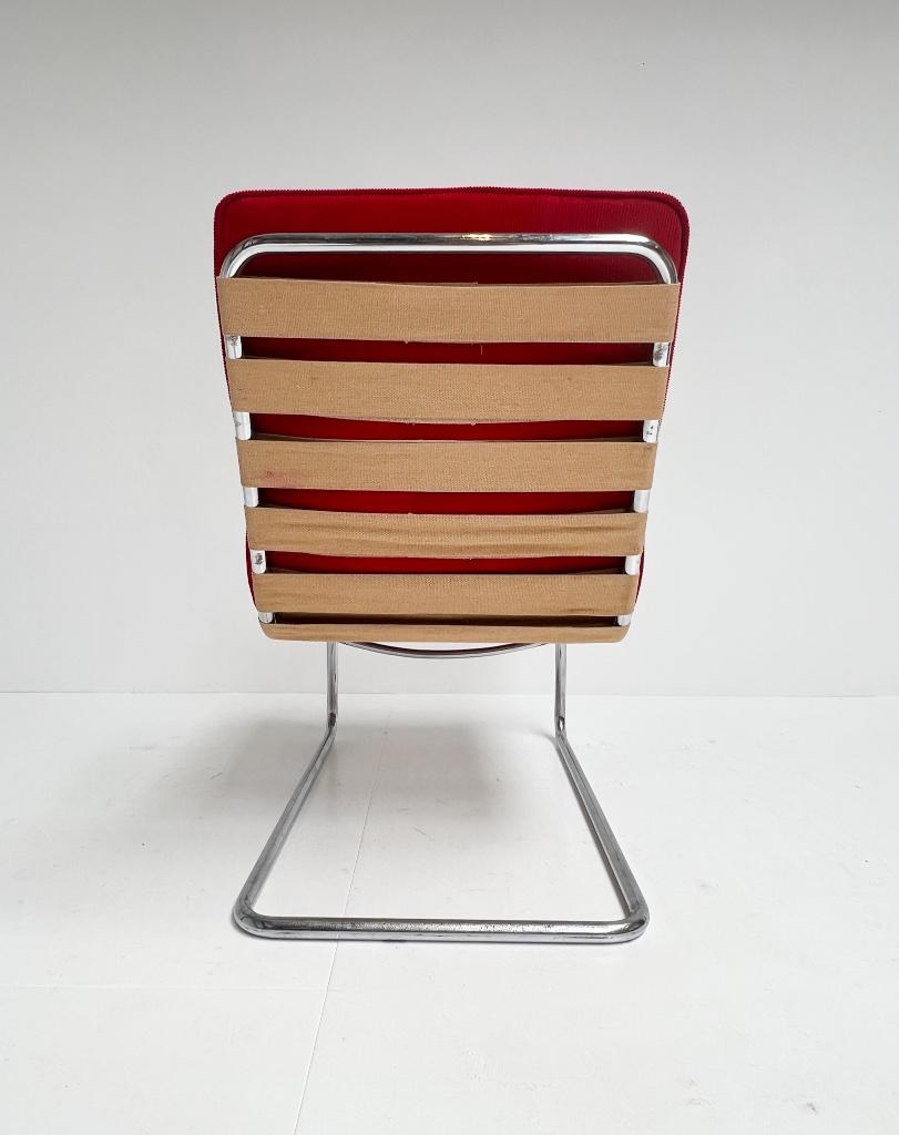 Unieke Vintage Gispen 411 Fauteuil, 1930's image 8