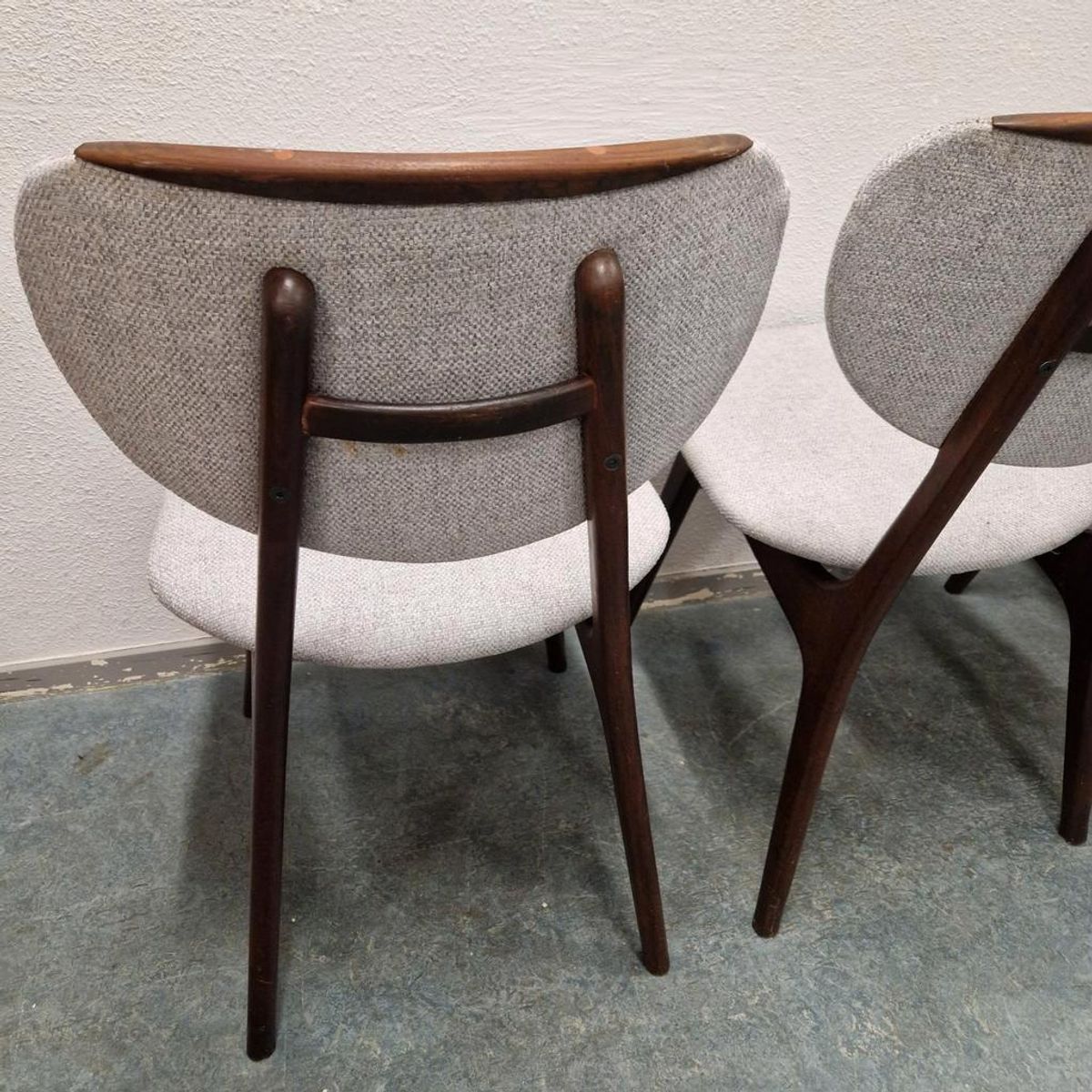 4 Vintage Eetkamerstoelen 4 Vintage Stoelen Bekleed image 18