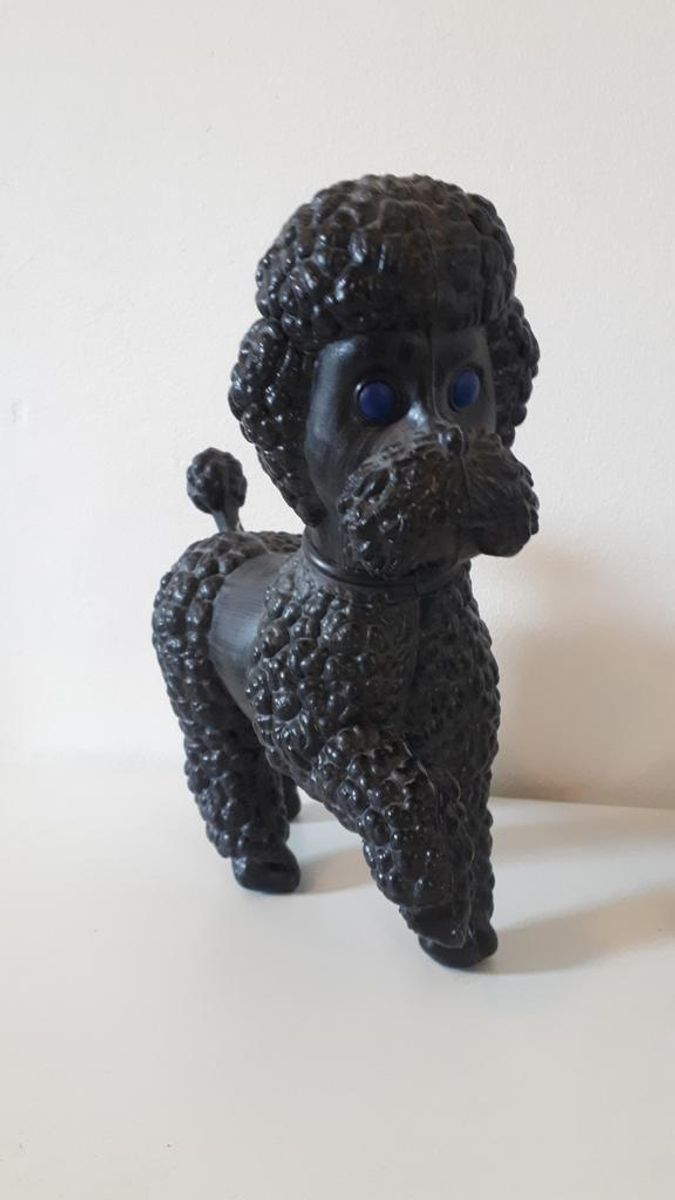Fifties Vintage Speelgoed Poedel Poedels Plastic Jaren 50 image 6