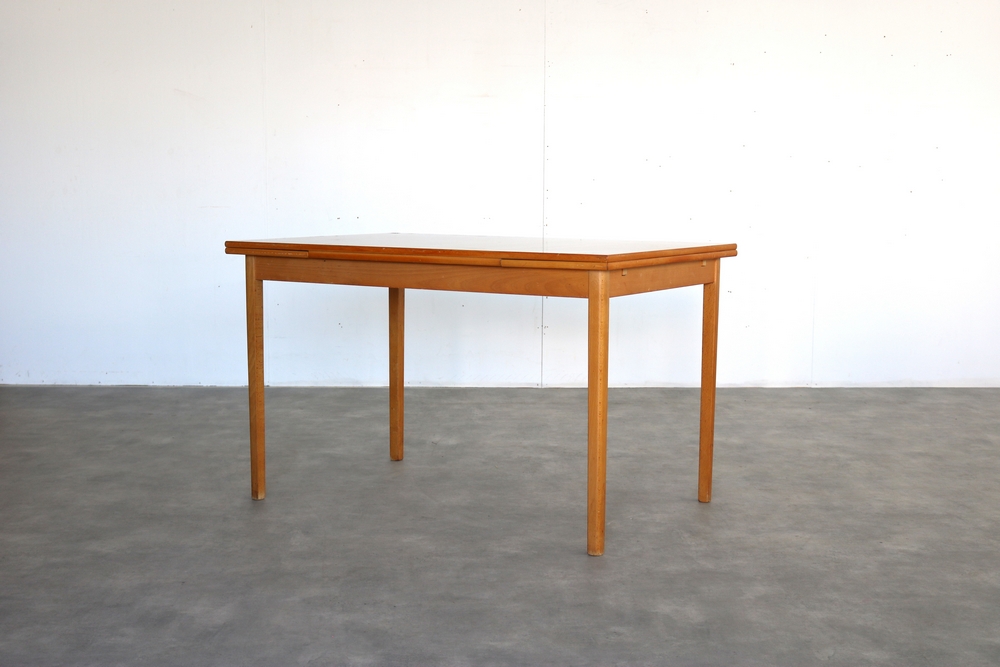 Vintage Eettafel | Tafel | Jaren 60 | Uitschuifbaar | Zweeds image 4