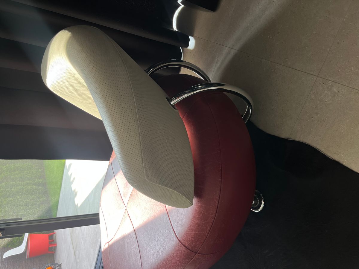 Leolux Kikko Chaise Longue Red/creme White image 3