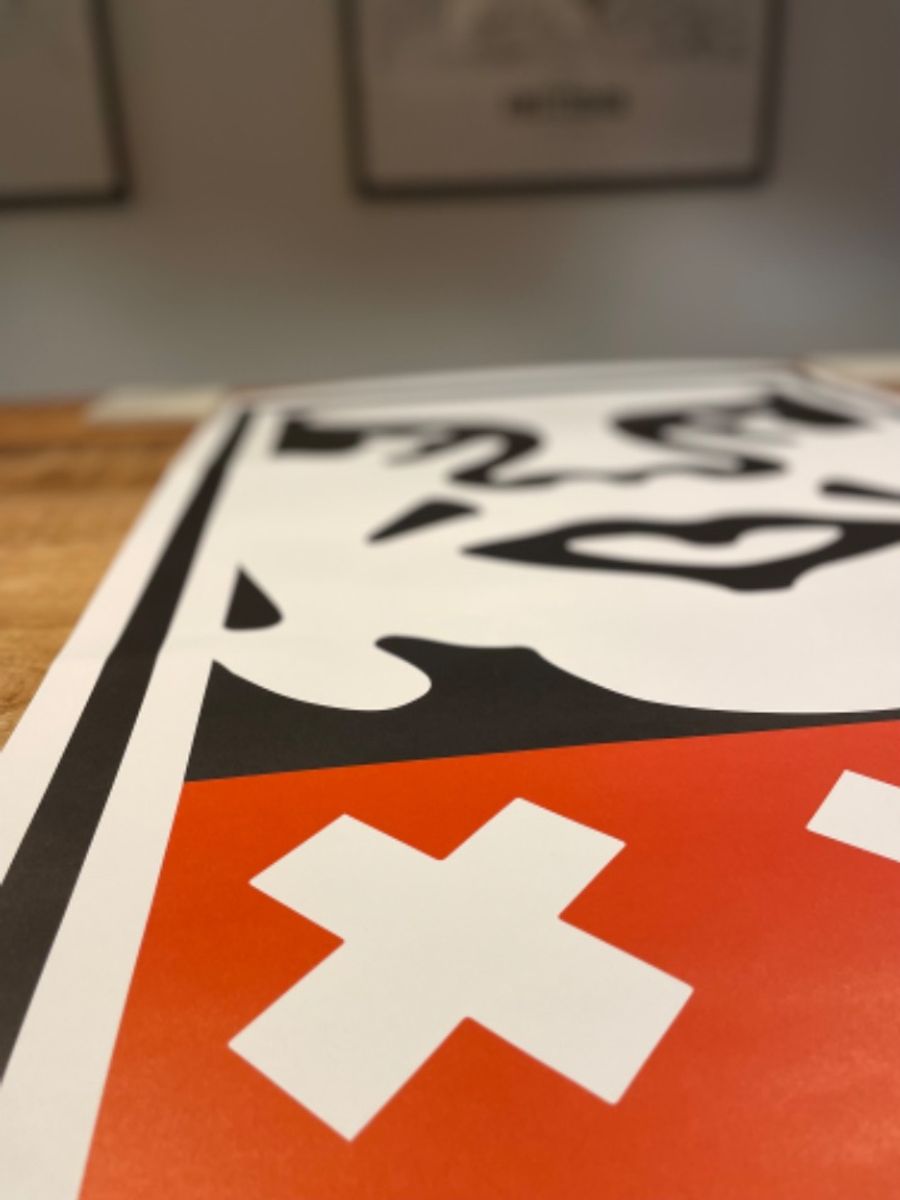 Shepard Fairey Obey Amsterdam Icon Xxx, Signed And Dated By Artist image 3