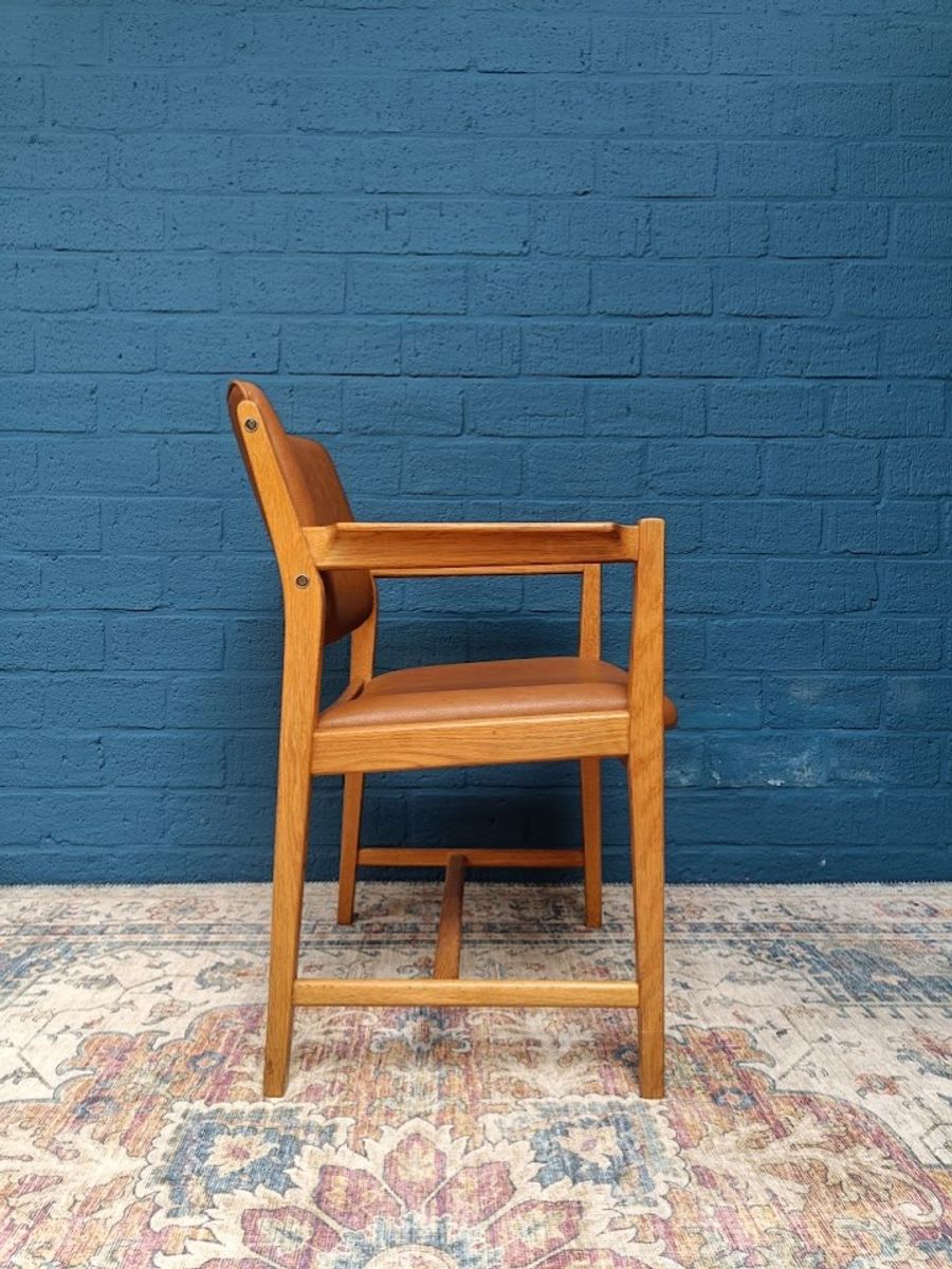 Vintage Fauteuil Bureaustoel, Jaren '60, Zweeds Design image 11