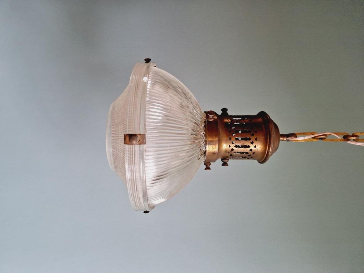 Prismatische Glazen Suspensie Van Holofaan, 1920-30s image 4
