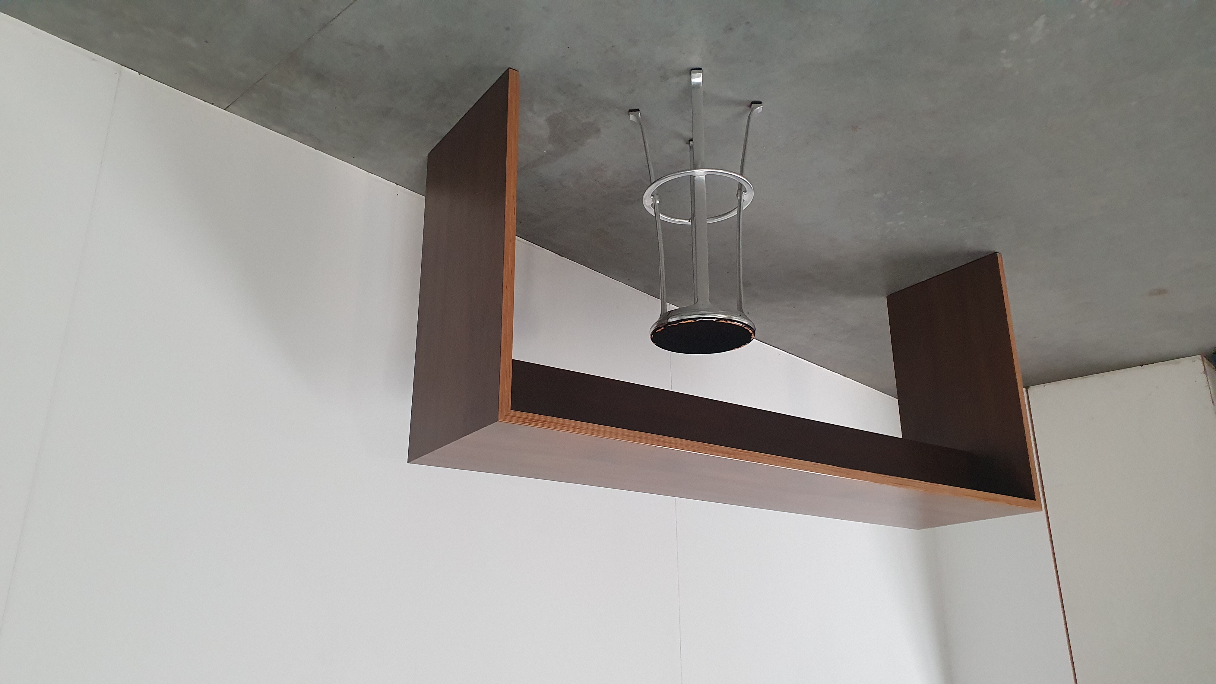 Design Bartafel Noten Hout Hpl Gefineerd Multiplex Statafel image 4