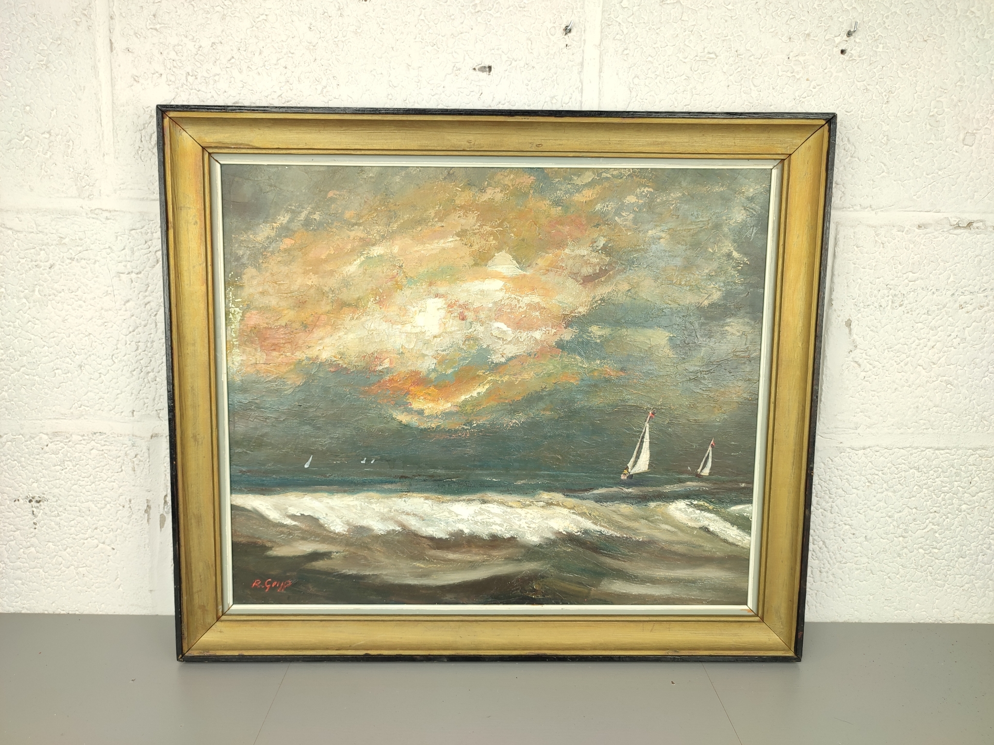 R. Geijp - Maritiem Schilderij image 2