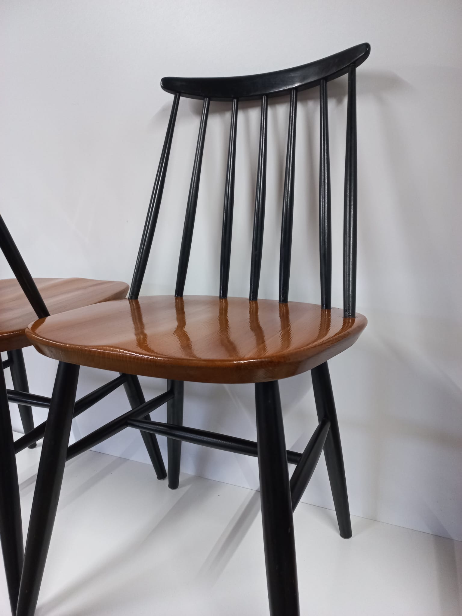 Vintage Spijlstoelen Keukenstoelen Bijzetstoelen Jaren 60 image 5