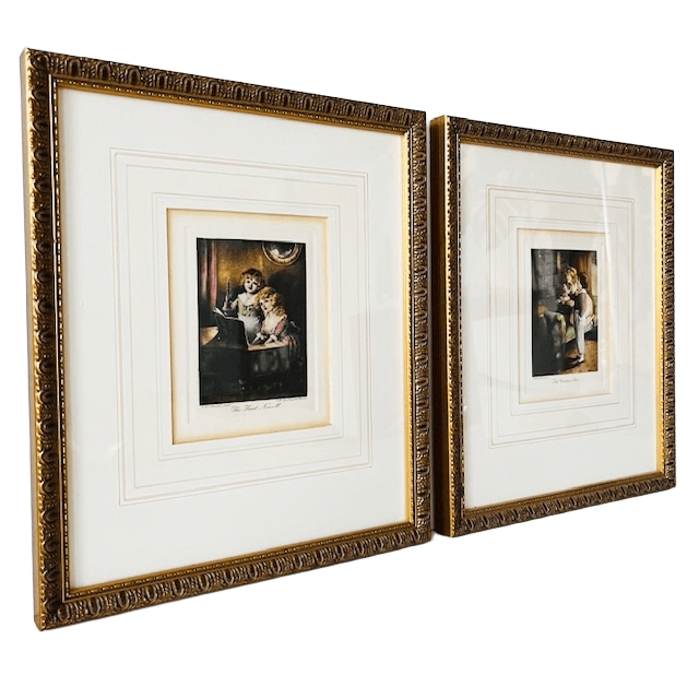 Gesigneerde Kleurengravures Door E.h. Stewart Barok image 5