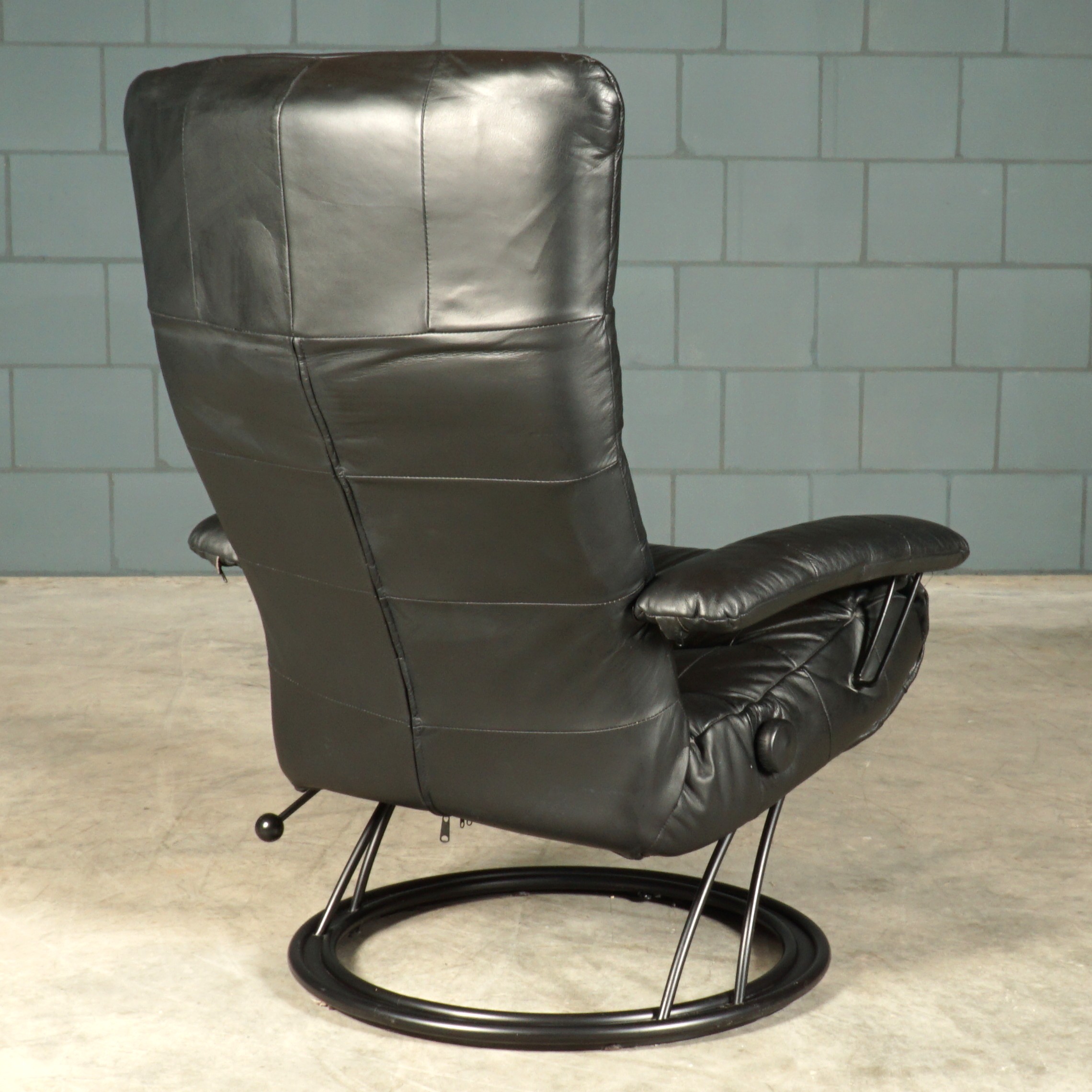 Vintage Draaifauteuil Met Voetsteun – Recliner – Jaren 80 image 5